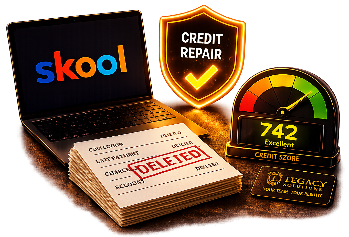 Apex Content credit repair results